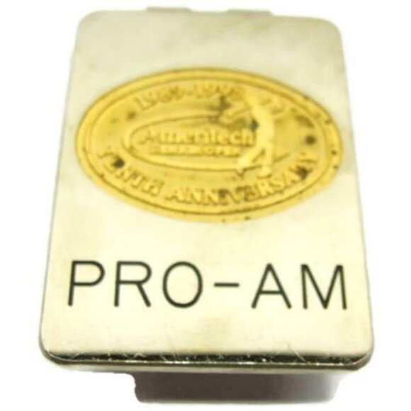 Money Clip Ameritech Senior Open Tenth Anniversary 1989-1998 PRO-AM - Picture 9 of 9